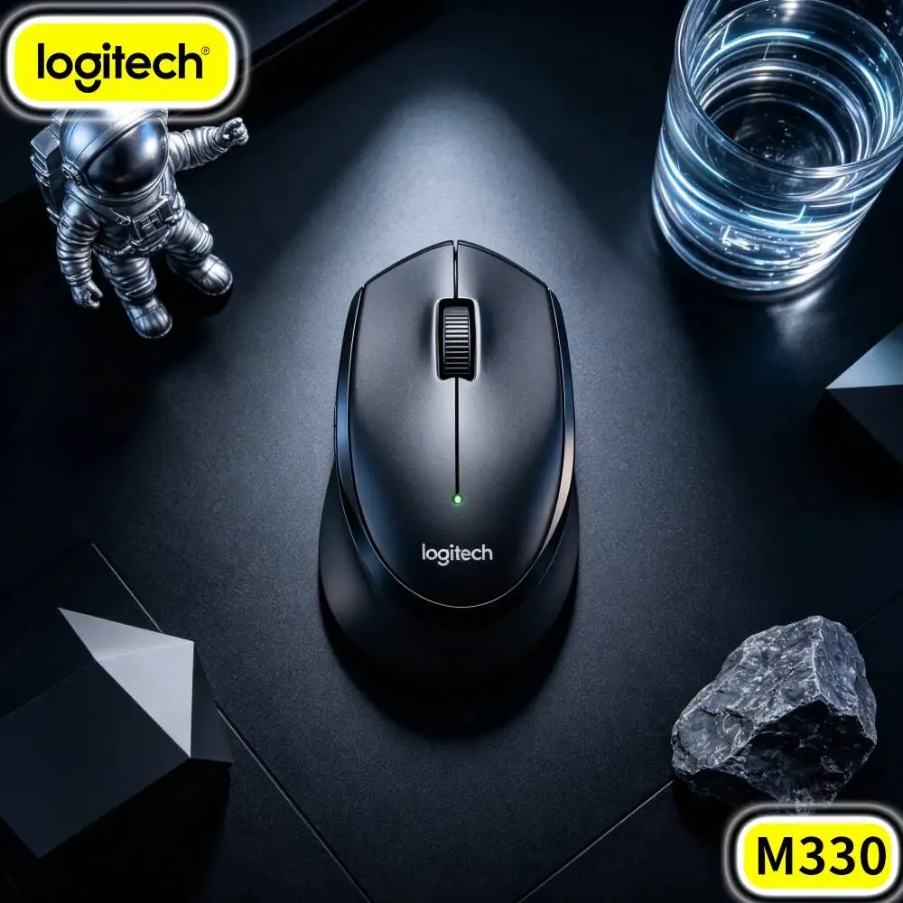 Gain More Freedom On Office Desk Logitech M330 Silent Wireless Mouse Ten Meters Coverage For Computer End User