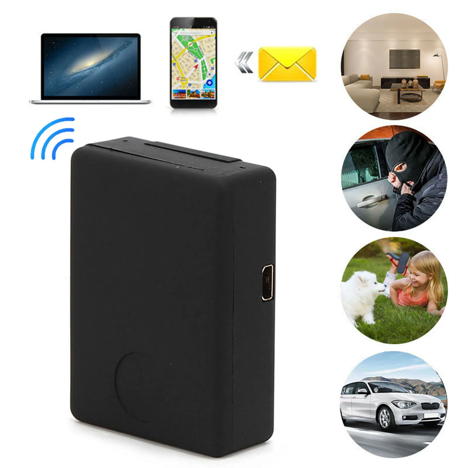 N9 Mini GSM Audio Monitoring Surveillance Device Listener Burglary Alarm Bug System 100‑240V