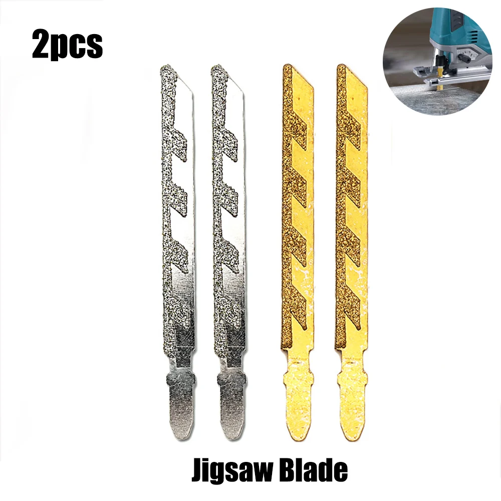 

100 мм полотно для лобзика с алмазным покрытием, Т-образный хвостовик, полотна для лобзика, сабельные пилы для резки стекловолокна, мрамора, камня, стекла, углерода