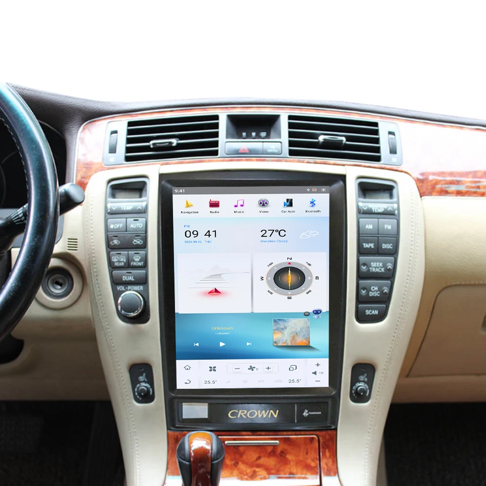 

Qualcomm Android 13 для Toyota Crown 2005 2006 2007 2008 2009, автомобильный GPS-экран, стерео мультимедийный плеер, радиоавтоматический головное устройство