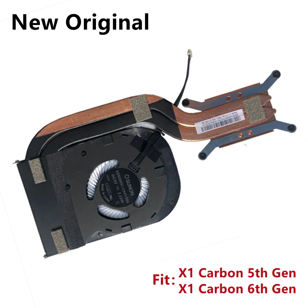 

New Original For Laptop Lenovo ThinkPad X1 Carbon 5th Gen X1 Carbon 6th CPU Cooling Fan Heatsink Radiator Cooler 01YR159 01YU011