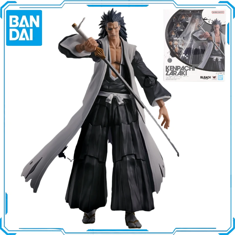 

В наличии оригинальная серия SHF Bandai BLEACH Zaraki Kenpachi, экшн-фигурка, анимационная игрушка, подарок, модель, коллекционная аниме, хобби, подлинная