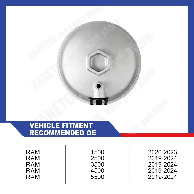 68436815AA (Aluminum) 40pcs ZANETOL Fuel Filter Cap for RAM 1500 3.0L 2020-2023 RAM 2500/3500/4500/5500 6.7L 2019-24 Metal