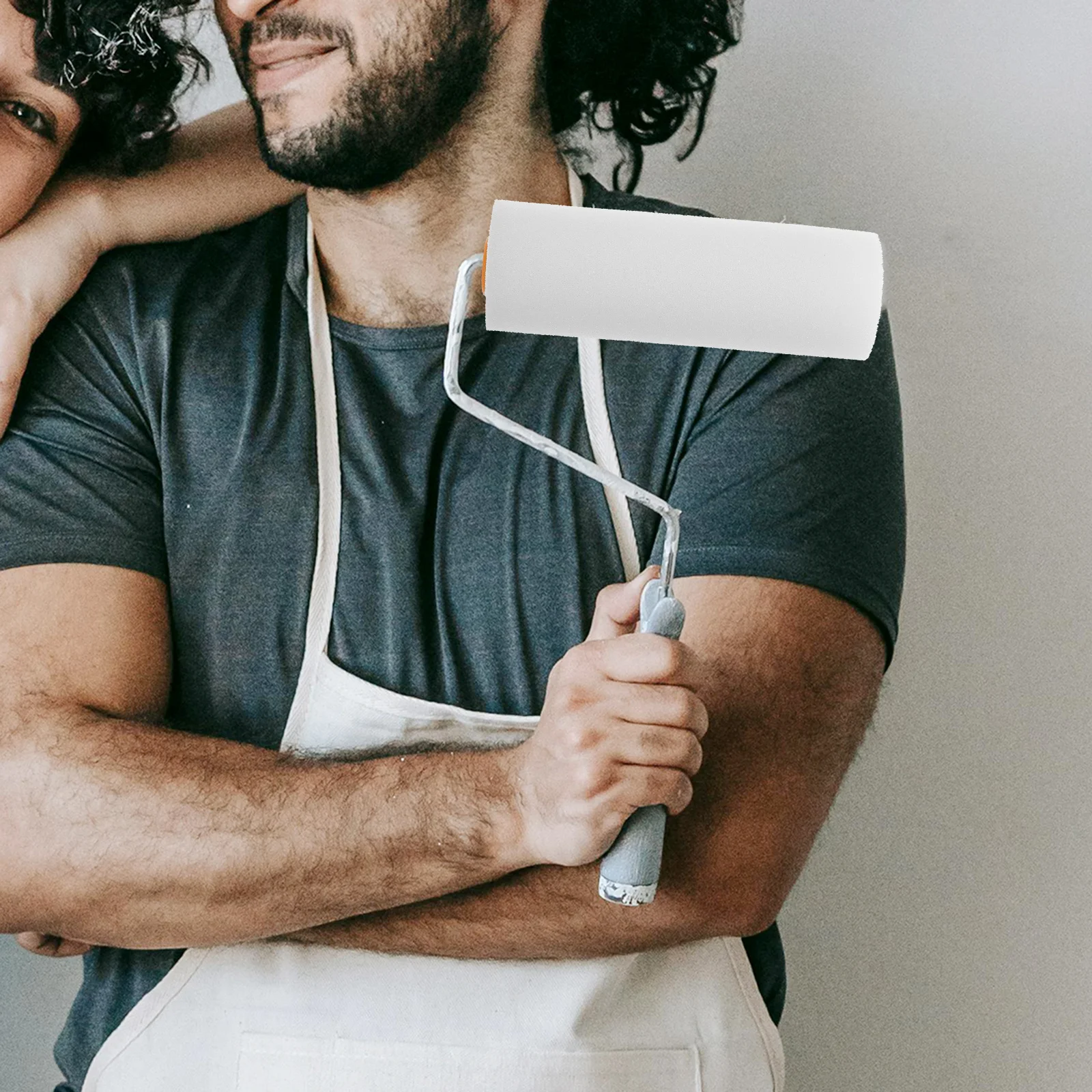 

12Pcs Small Roller Brush for Painting Corners and Edges Compact Reusable Wall Painting Tool with Ergonomic Handle Compatible