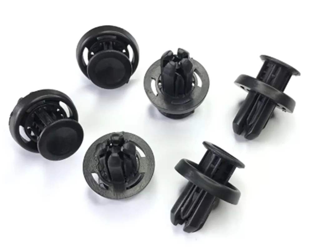 FDONG 20 Pcs of 10mm Front Rear Bumper hood Fender Splash Guard Retaining clips for Honda Push-Type Fastener Rivet