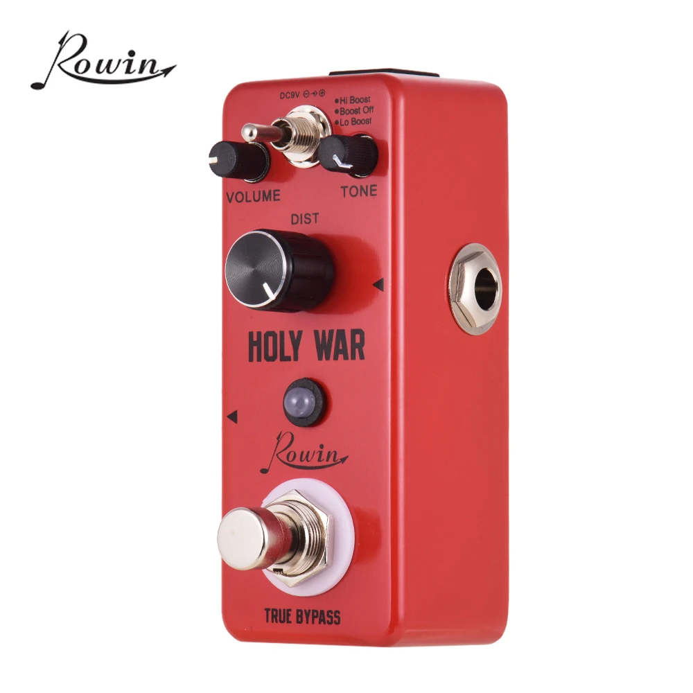 

Rowin HOLY WAR LEF-305 Analog Heavy Metal Distortion Guitar Effect Pedal 3 Working Mode Aluminum Alloy Shell True Bypass