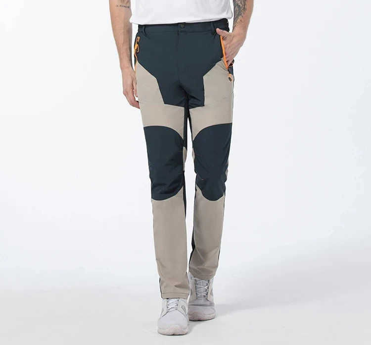 Ultradünne, atmungsaktive, kühle, schnell trocknende Wanderhose für Herren mit Reißverschlusstaschen, leichte Arbeitshose, Golf-Parade-Hose – Detail 2