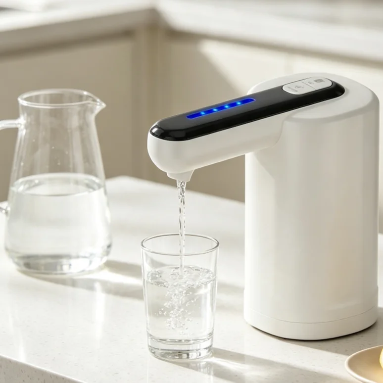 Smart Electric Water Dispenser Dual Pump Powerful Automatic Water Pump for Water Bottle Home Office Use