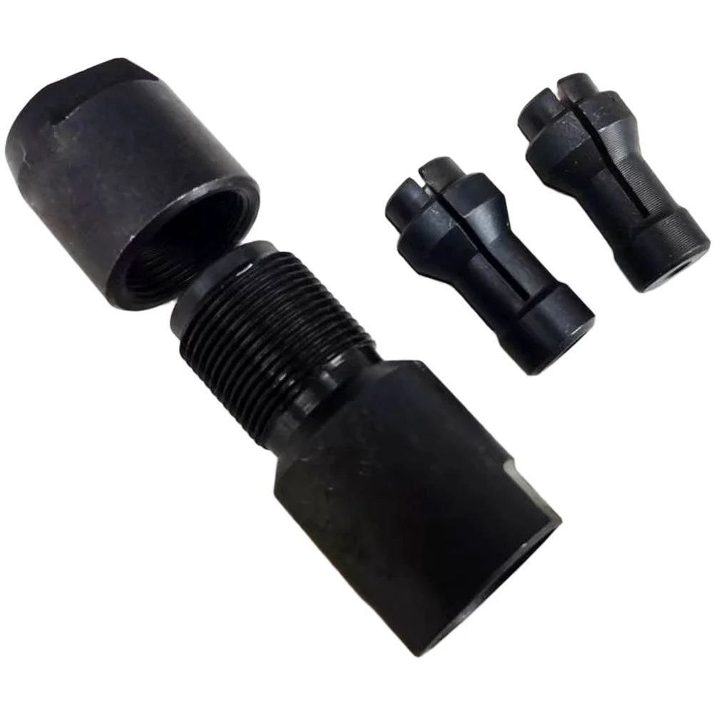 5/8-11 Thread Adapter Chuck for Angle Grinder Accepts For 3 6MM Shank Grinding Heads Easy to Use Compact 5CM Carbon Steel