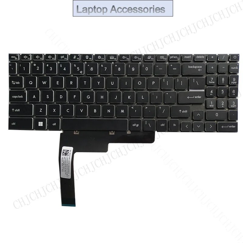 

F Laptop New For MSI Crosshair 15 A11UCK A11UDK 17 A11UCK A11UEK Keyboard US