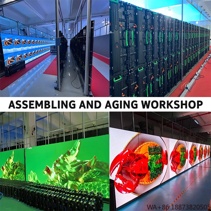 شاشة LED عالية السطوع P3.91 للإيجار الخارجي تركيب سريع 3mx2m سعر المصنع لللافتات الرقمية