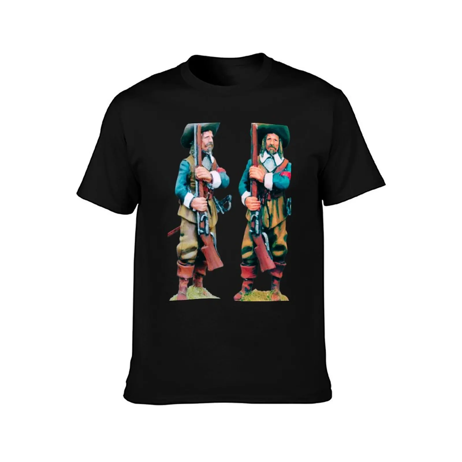 Musketeer of the Thirds T-Shirt Large Size Casual Tee Shirt T-Shirt