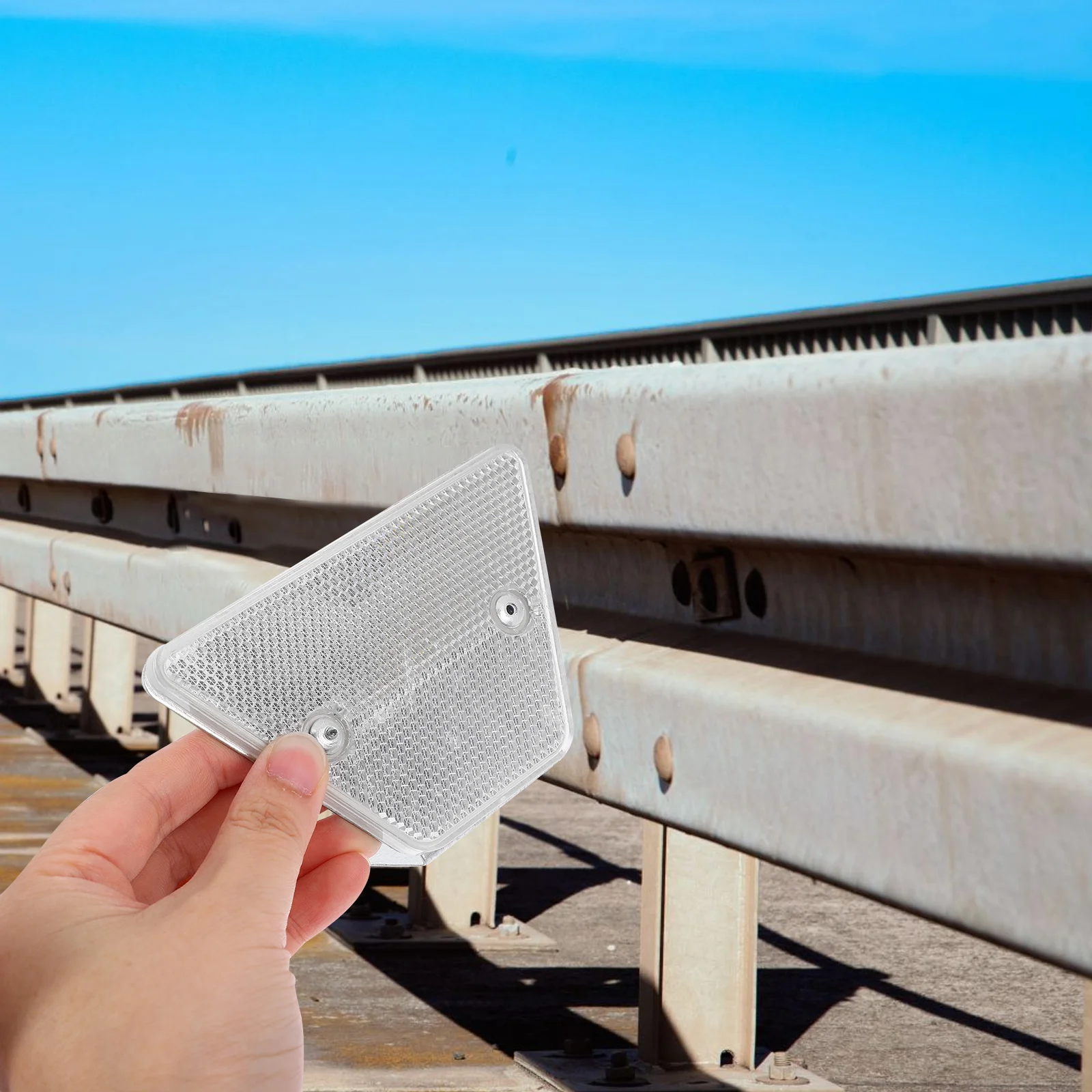 شبه منحرف الطريق عاكس علامة قوس تصميم سطوع عالية لمركب الدرابزين الرصيف علامة السلامة المرورية #2