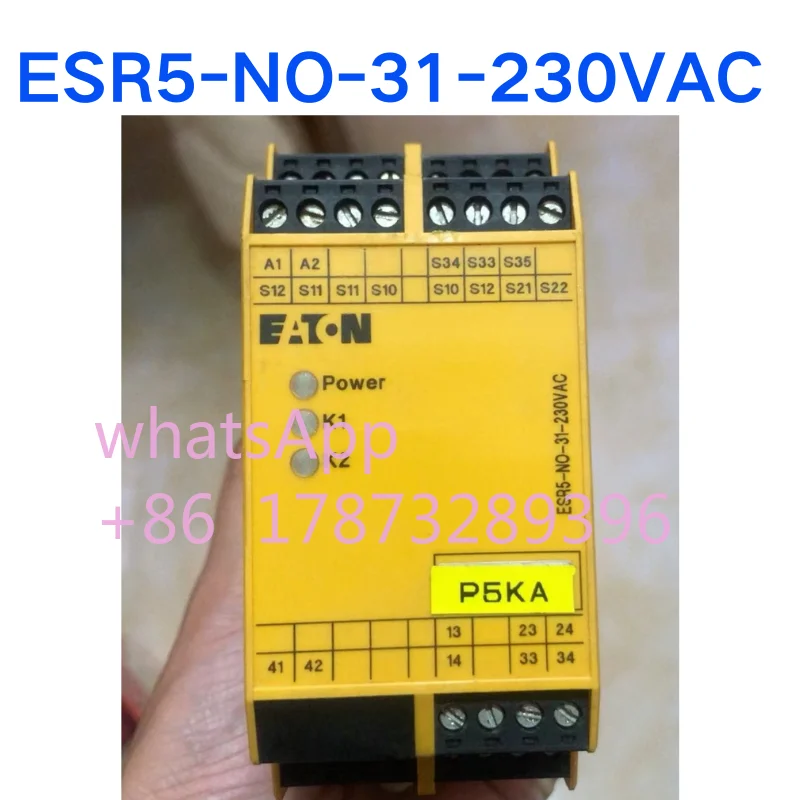 Used ESR5-NO-31-230VAC safety relay  tested OK fast shipping