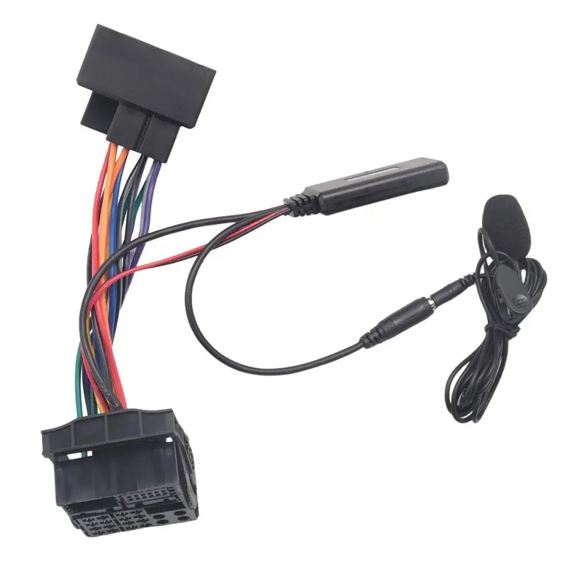 Bluetooth+ External Microphone Audio AUX Cable Adapter For Opel CD30 CDC40 CD70 DVD90 For Opel-N31R