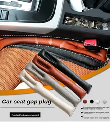 Car Seat Gap Filler Soft Car Styling Padding Leather Leak Pads Plug Spacer Universal Car Accessories Interior Car Organizer