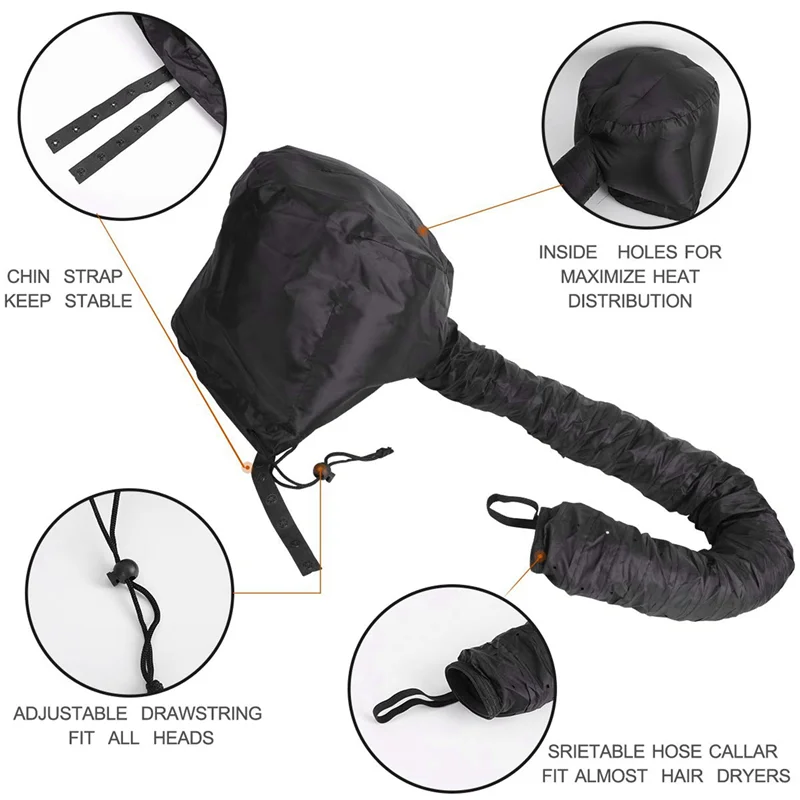A94E-2X secador de pelo tapa de aceite salón de peluquería sombrero gorros accesorio cuidado del cabello permanente casco vaporizador de pelo