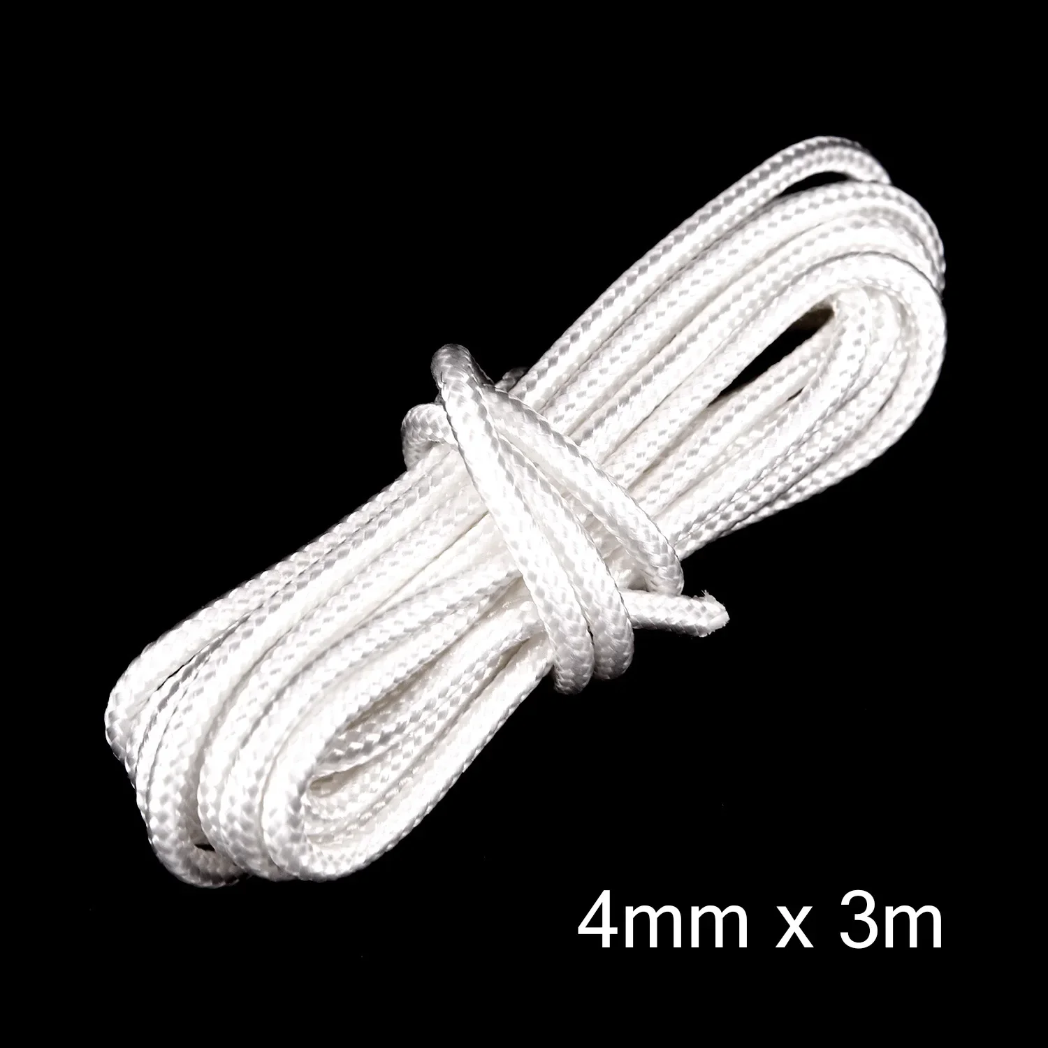 Nylon Pull Rope Recoil Motor Start Cord para Trimmer, cortador de motosserras, cortador de grama, 300cm * 4mm