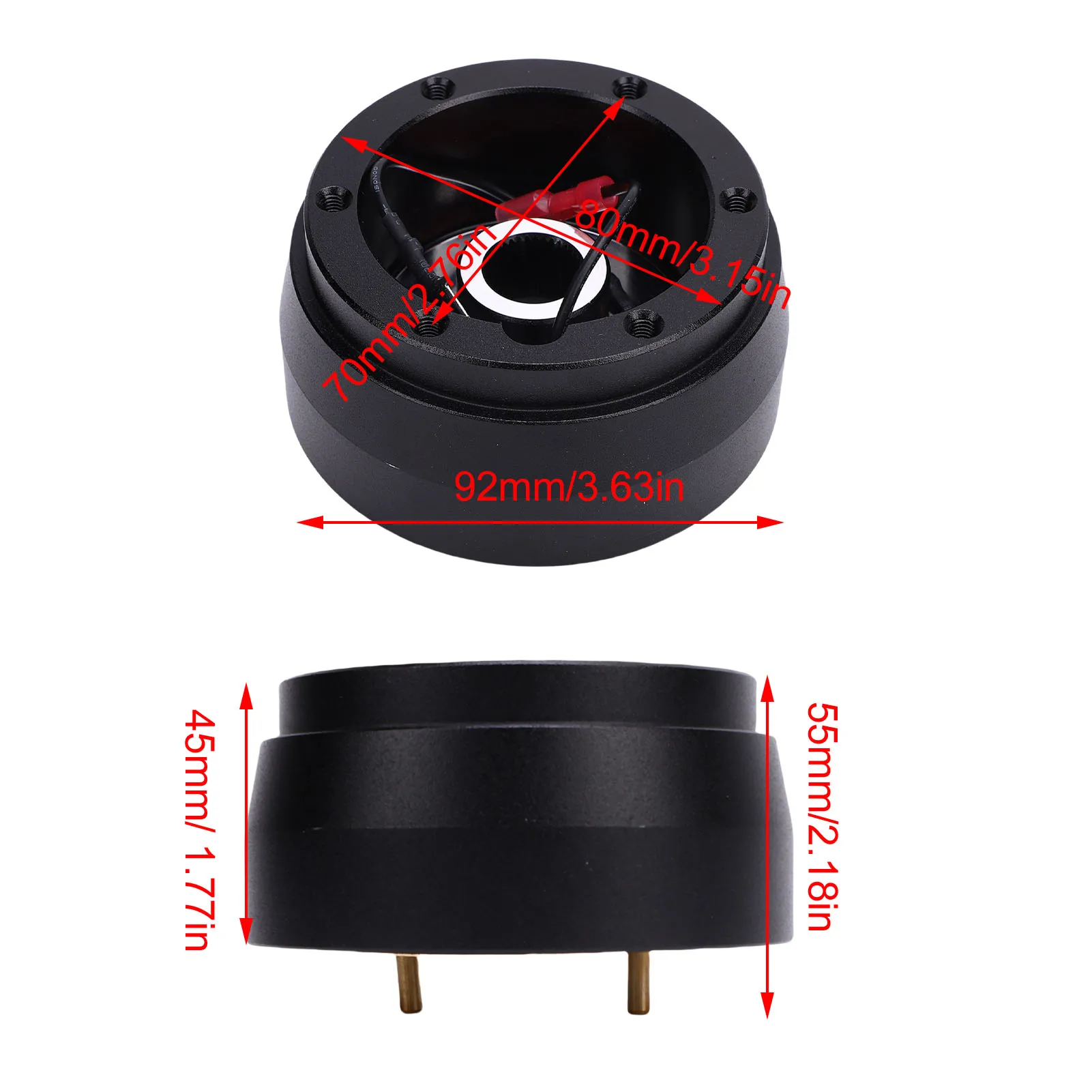 142H Car Steering Wheel Hub Adapter Automotive Interior Parts Replacement For Datsun 510 620 720 240Z 260Z 280Z - view 6
