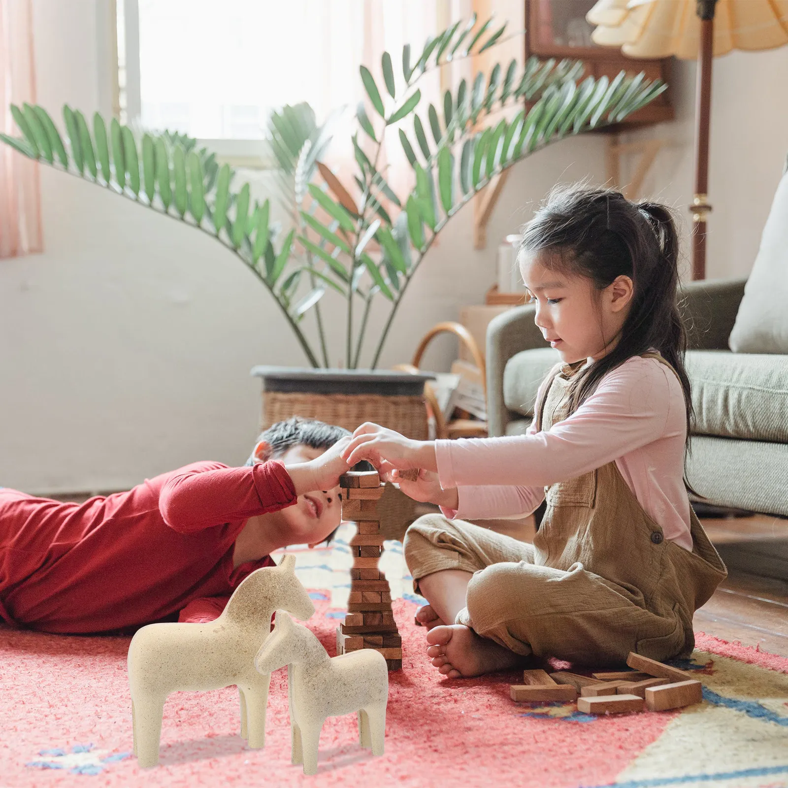 2pcs-diy-unfinished-wooden-horse-painting-craft-decorative-kids-handmade-creative-ornament-unfinished-wooden-horse