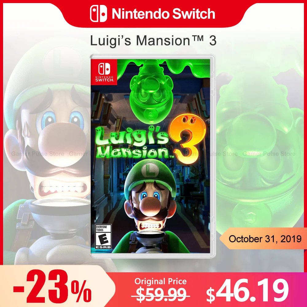 Luigi ‘ s Mansion 3 игры на нинтендо switch 100% Официальный Оригинальный игровой карточный жанр приключений для Switch OLED Lite