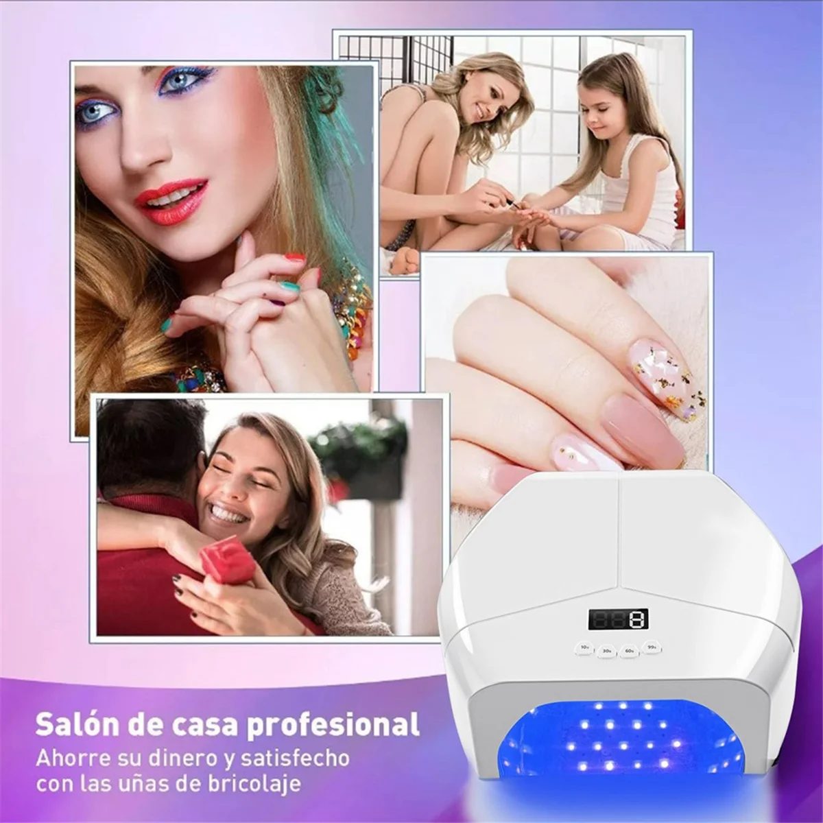 

NEW_УФ-лампа для терапии ногтей, УФ-лампа для выпечки лака для ногтей, вилка стандарта США