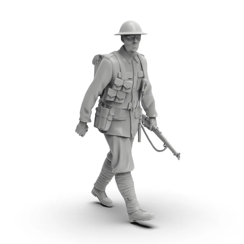 1/35 1/64 1/72 مقياس الحرب العالمية 2 بريطانيا الجندي الراتنج مايكرو مصغرة تمثال ثلاثية الأبعاد مطبوعة لعبة مجسمة المفكك غير مصبوغ عدة