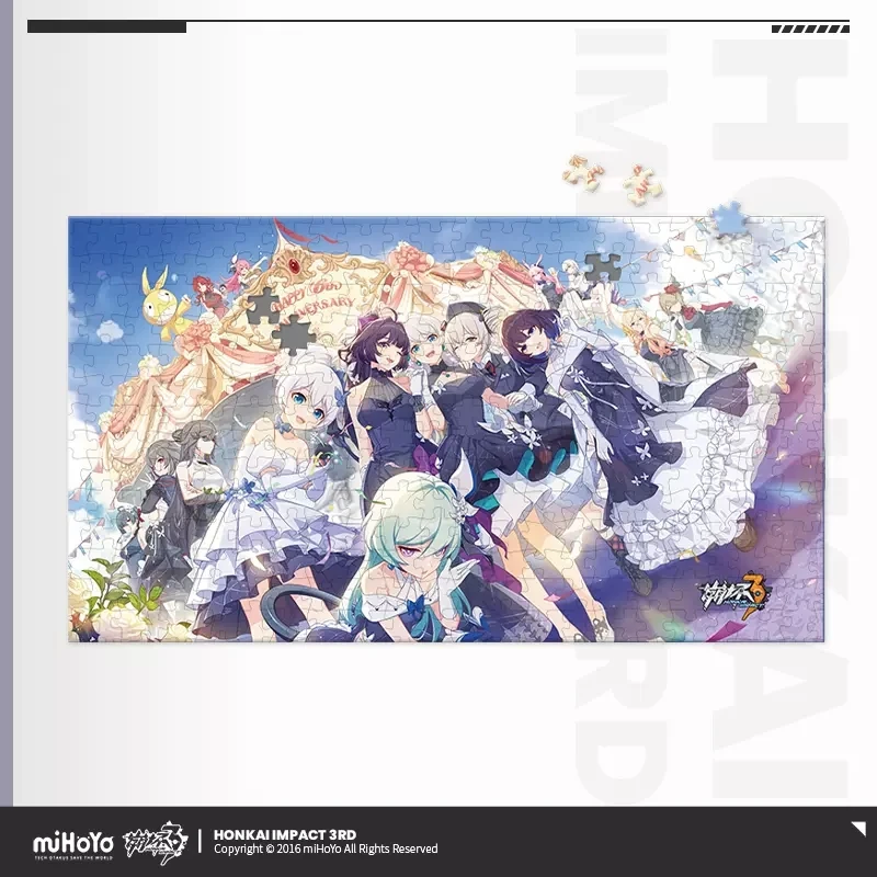 MiHoYo Game Honkai Impact 3RD 3D Jigsaw Decoration 6th Anniversary Celebration  Cosplay Accessories Anime Entertainment Free