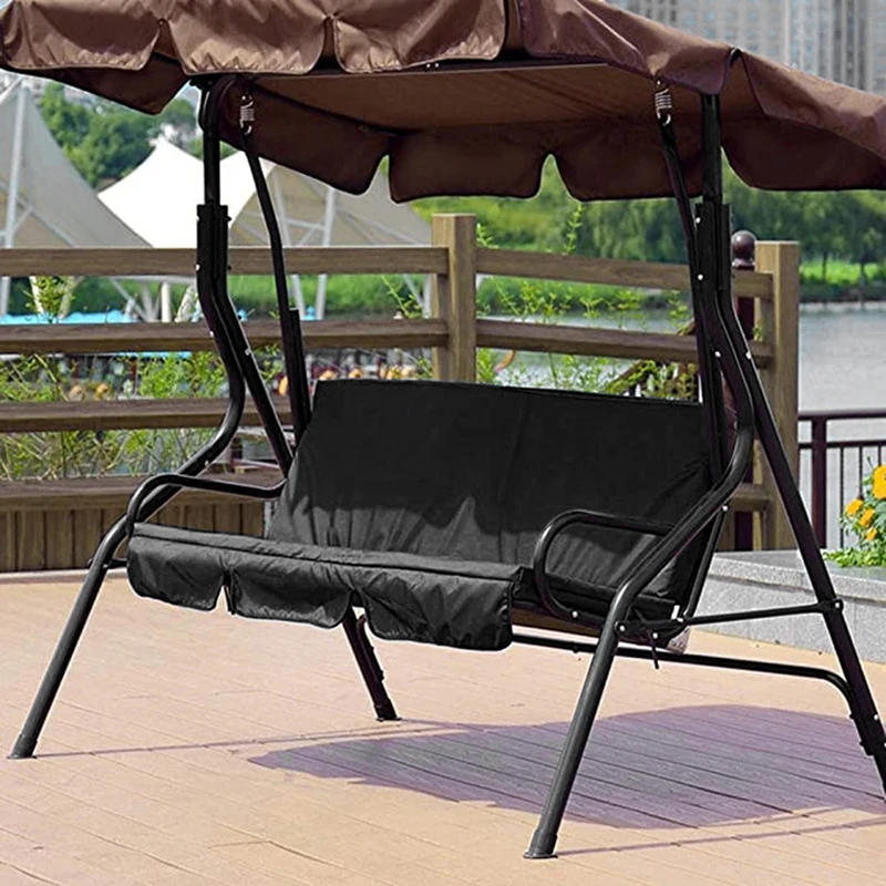 3-Seater Outdoor Swing Mat - Waterproof Cushion, Swing Chair Accessory, Multiple Colors, Ideal for Gardening