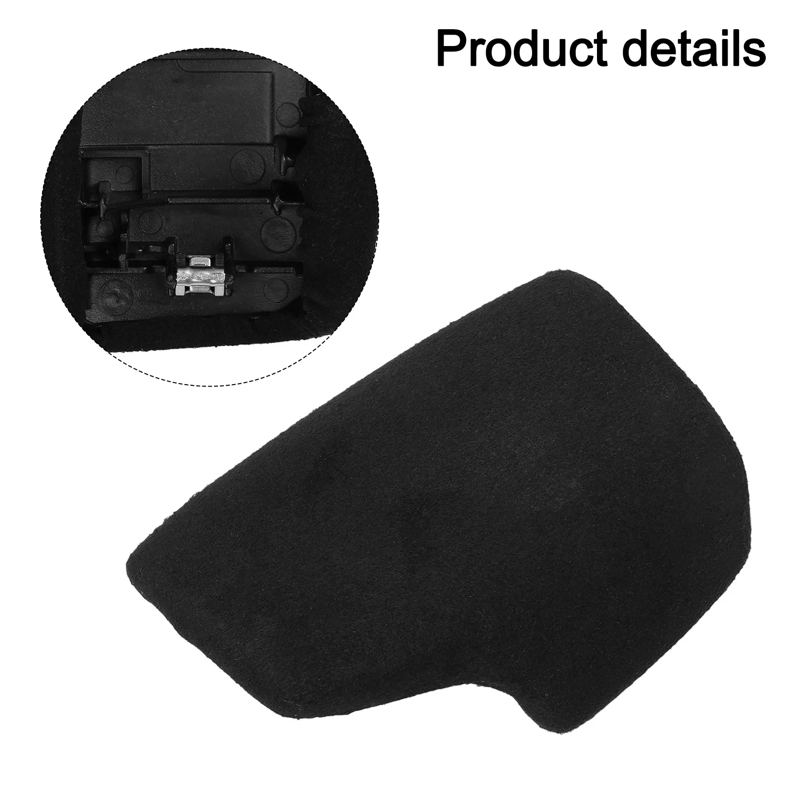 

Черная кожаная ручка переключения передач, кожаный чехол 7*5*4 см, чехол для ручки переключения передач, удобная ручка, идеально подходит для 2016-2019 гг.