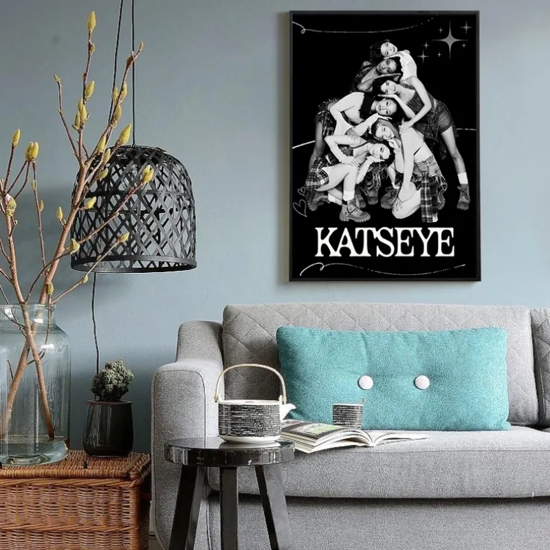 Aesthetic Celestial Kpop Fan Poster Galaxy Star Themed Wall Art Print for Women Girls Room Decor Living Room Bedroom Home Decor