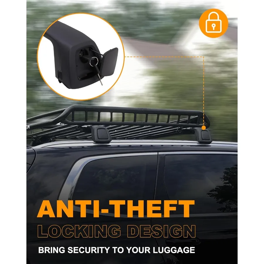 ترقية العارضة صالح ل سانتا في 20192023 مكافحة سرقة حامل سقفي السكك الحديدية عبر القضبان للأمتعة كاياك دراجة تزلج على الجليد Skiboard #4