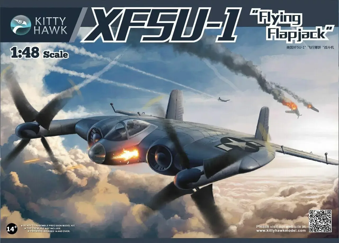 

KITTY HAWK 1/48 XF5U-1 Flying Flapjack Самолет # Комплект модели KH80135