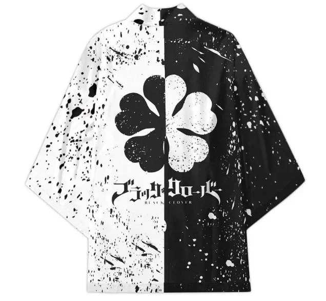 سترة Kimono Cardigans للجنسين Ukiyo-e Kimono عباءة فضفاضة بأكمام ثلاثة أرباع سترة Haori