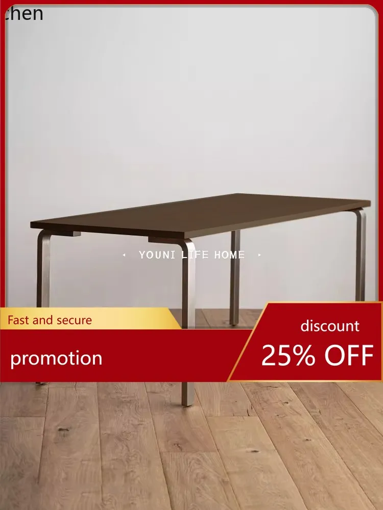 

CZ Second-hand table for home use, stainless steel office desk, computer table, dining table, simple writing desk