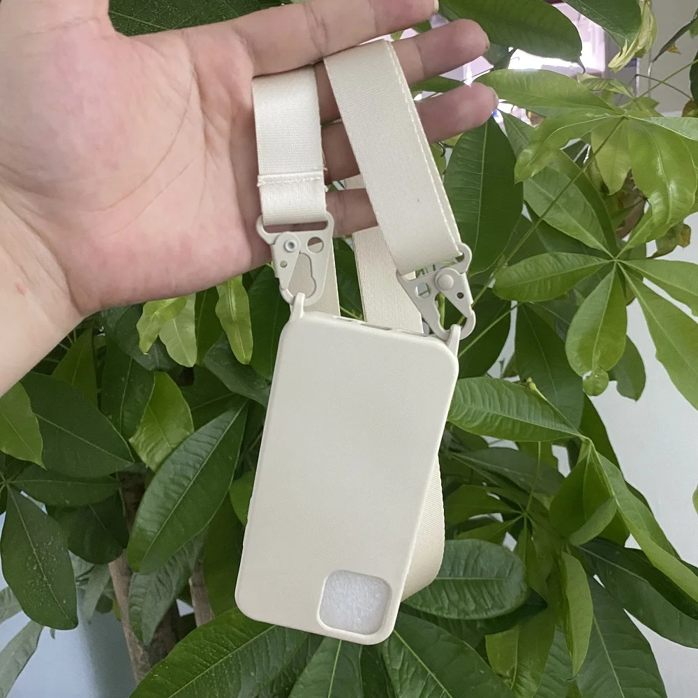 Adjustable Neck Cord Phone Strap Holder Phone Hanging Cord Phone Lanyards Colorful Nylon Necklace Shoulder Rope