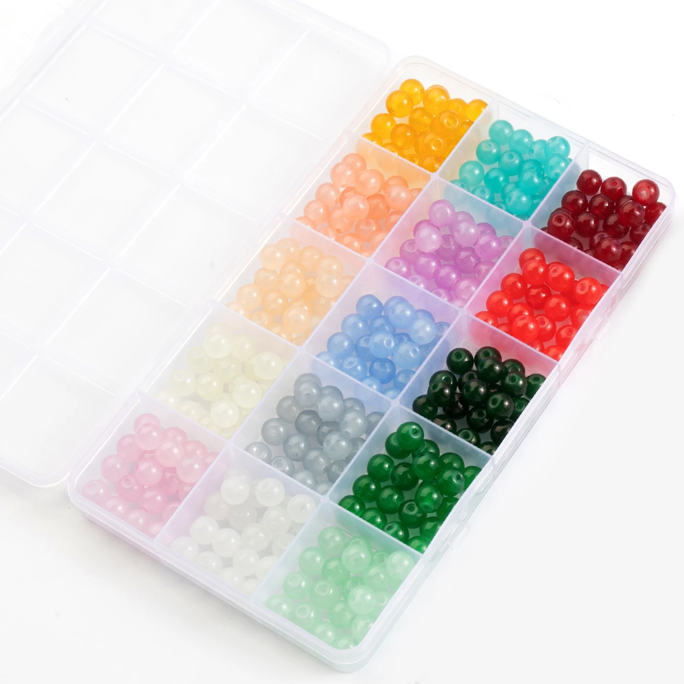 Glass Beads Bracelet Making Kits with 28 Colors