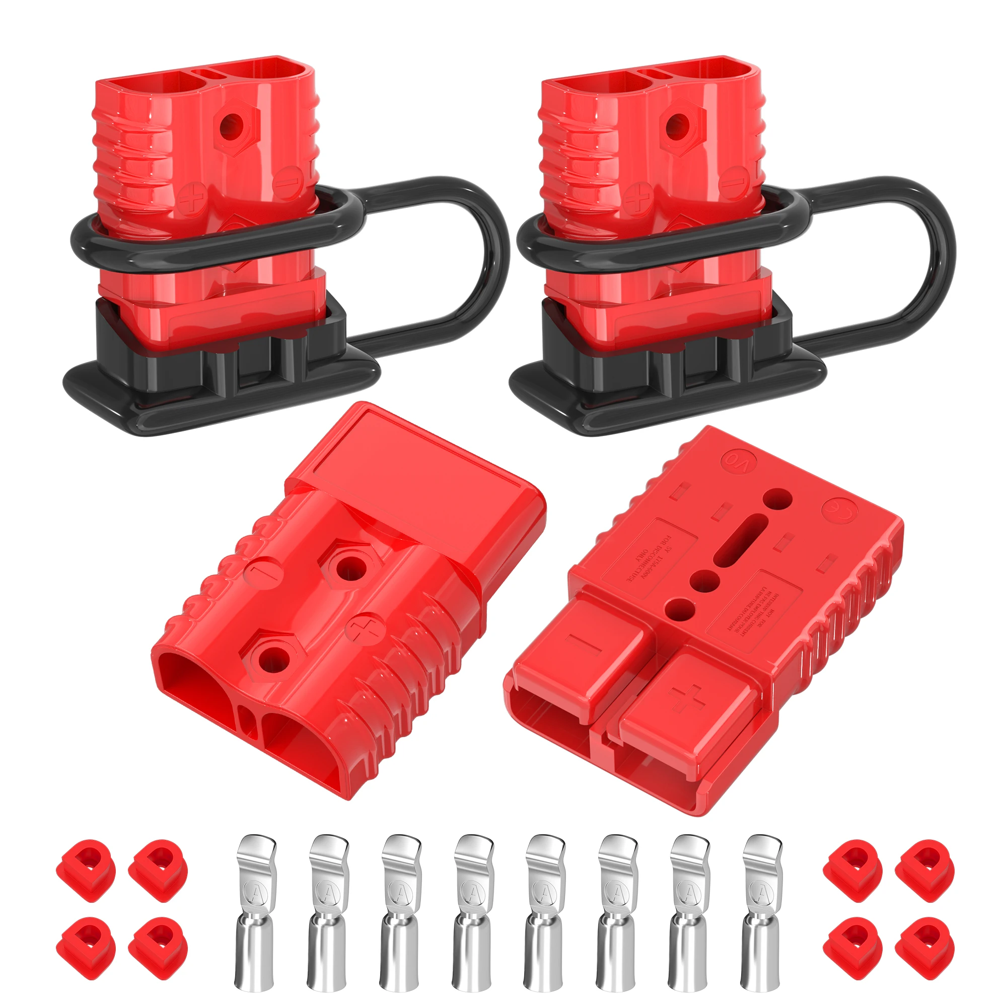カークイックコネクトケーブル端子コネクタ、175aサンダーソンプラグ用バッテリー充電コネクタ、12v、4個