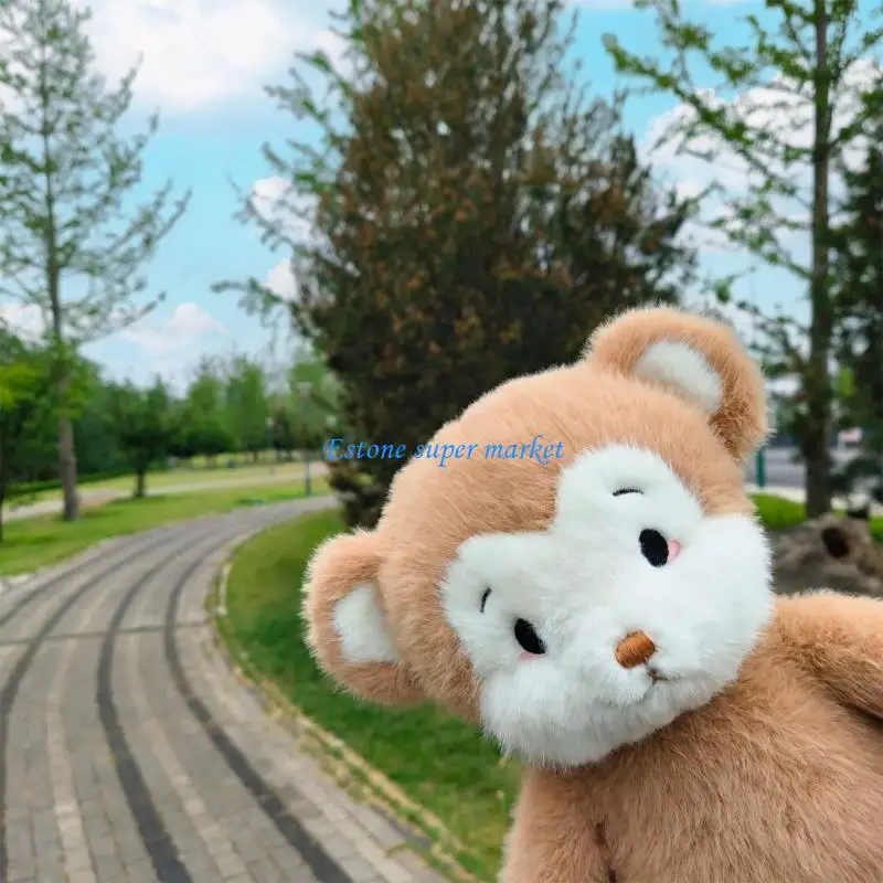 090B Khỉ Đáng Yêu Đồ Chơi Sang Trọng Búp Bê Với Bông Làm Đầy Ôm Búp Bê Người Bạn Đồng Hành Cho Giường Ghế Trang Trí Trẻ Tặng