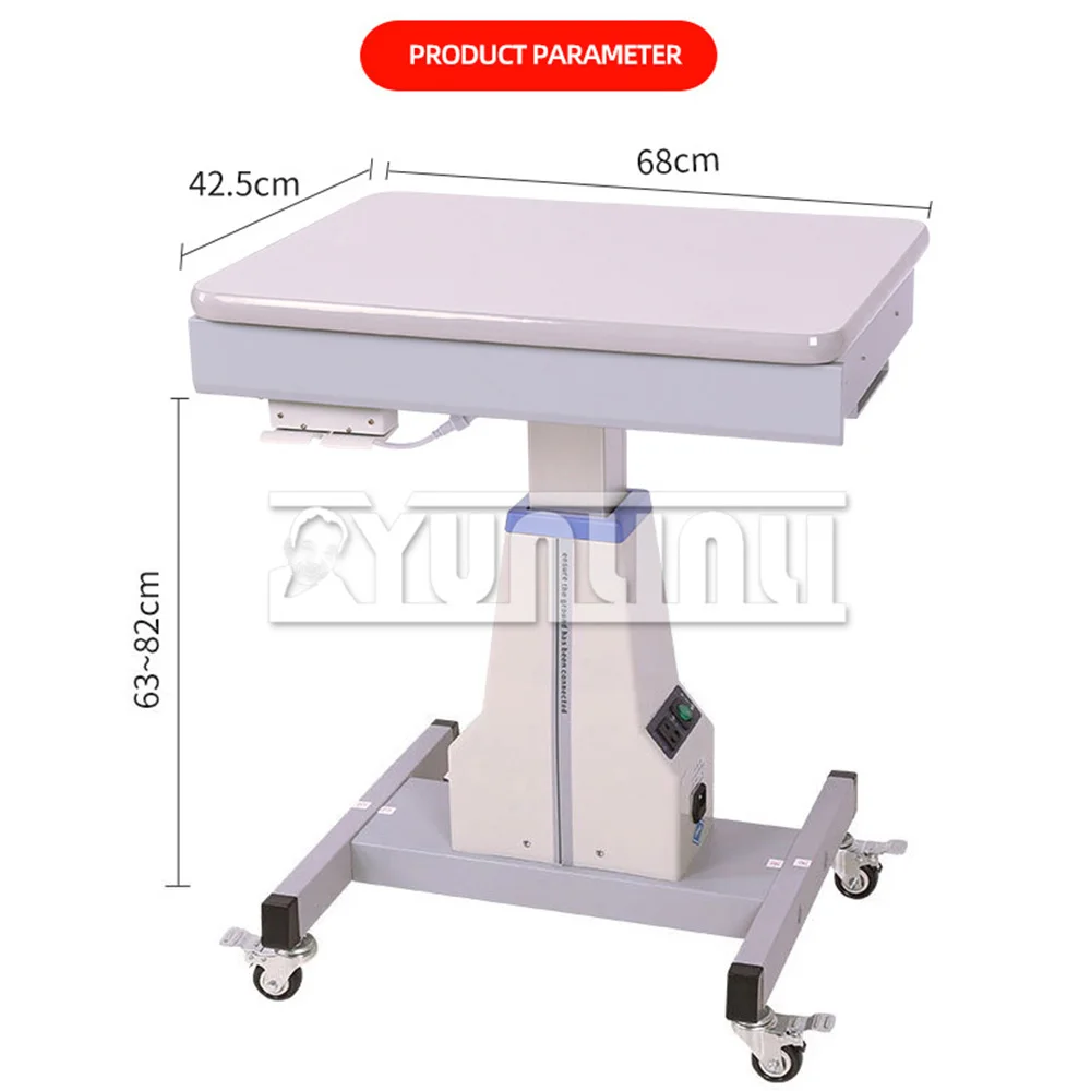 Table élévatrice d'optométrie électrique, table élévatrice d'optométrie informatique avec disque d'inspection MEL