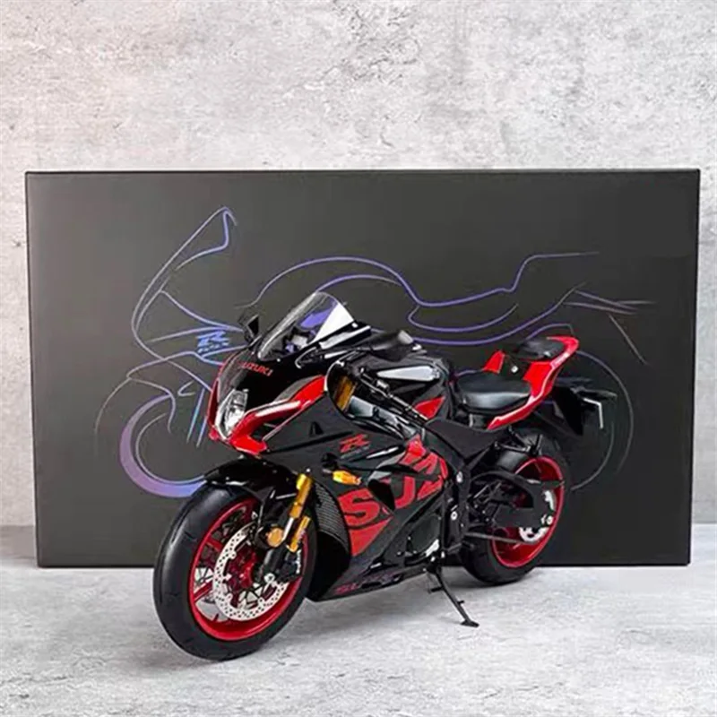 

1:12 Suzuki GSX-R1000R Alloy Sports Motorcycle Model Diecast Street Cross-Country Motorcycle Model Sound and Light Kids Toy Gift