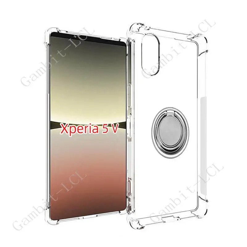 لسوني اريكسون 1 VI 10 فولت 1VI 5 II 1 IV 1IV 5IV 10 III لايت Pro-I عودة حلقة حامل قوس جراب هاتف لينة سيليكون بولي يوريثان قذيفة