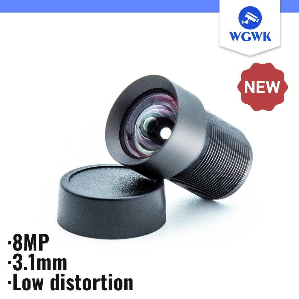 

WGWK-5740 CCTV Camera Lens HD 8MP 3.1mm M12 Mount Low Distortion 1/2.8"IMX415 F2.4 Optional For Surveillance Security IP Camera