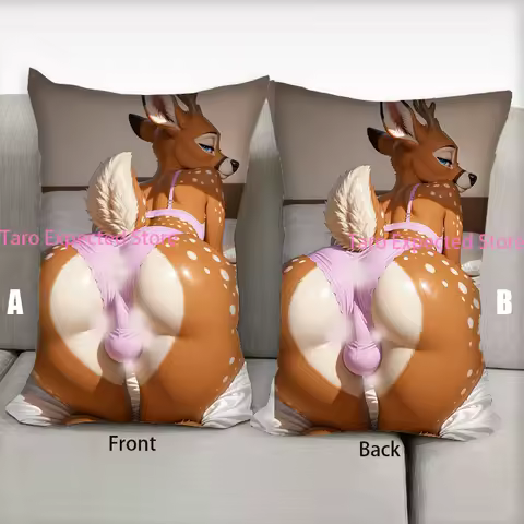 Dakimakura Anime Pillowcase Deer Miles Tails Prower Femboy Furry Nsfw Half Body Cartoon Pillow Case Double Side Print Gifts