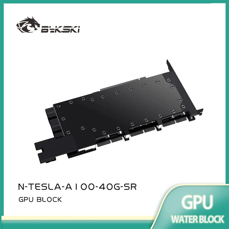 Bykski GPU-Wasserblock für TESLA A30, A100 / NVIDIA CMP 170HX Grafikkarte / Kühlender Kupfer-Vollmetall-Radiator N-TESLA-A100-40G-SR