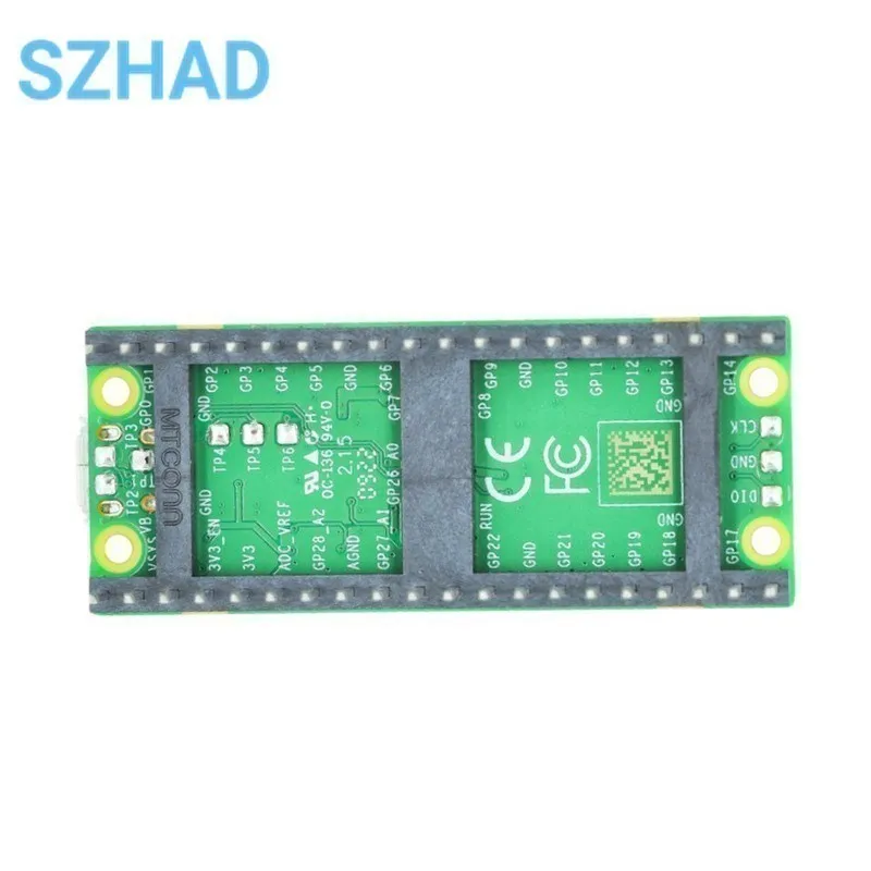 Raspberry Pi Pico or Pico W With Wireless WiFi Module Dual-Core ARM Cortex MO+RP2040 Microcontroller Development Board