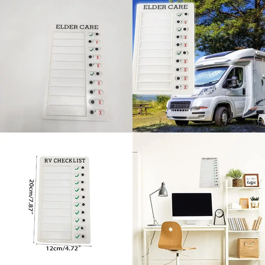 Multi-purpose Adjustable My Chore Checklist Board for Home Classroom Office Wall