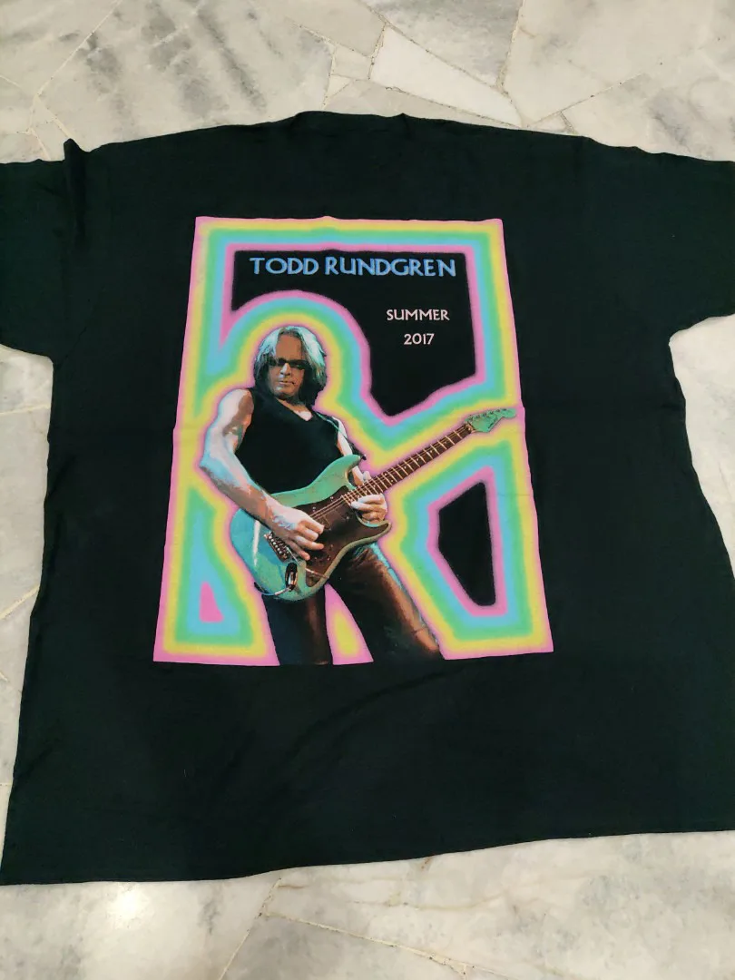 Todd Rundgren Summer 2017 T shirt For Men Size S 4XL YI140