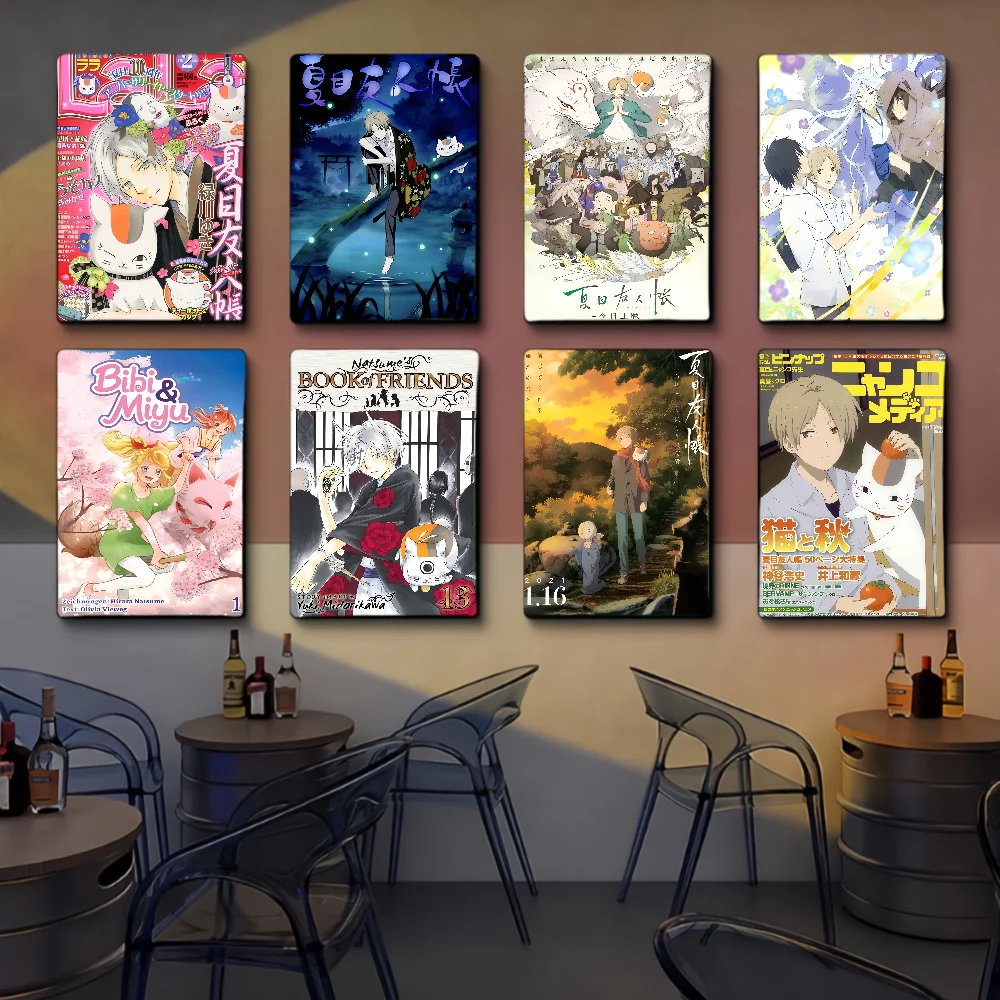 Natsume S Book Of Friends Anime Posters Sticky Decoracion Painting Wall Art White Kraft Paper Wall Decor