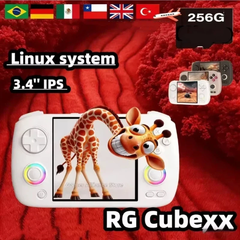 Retro Gaming Devices - Elde Taşınabilir Oyun Konsolu Rg Cubexx